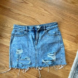 Pacsun denim mini skirt